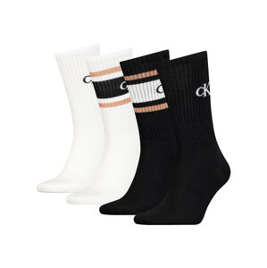 Calvin Klein pánské ponožky 4 pack - ONESIZE (BLA)